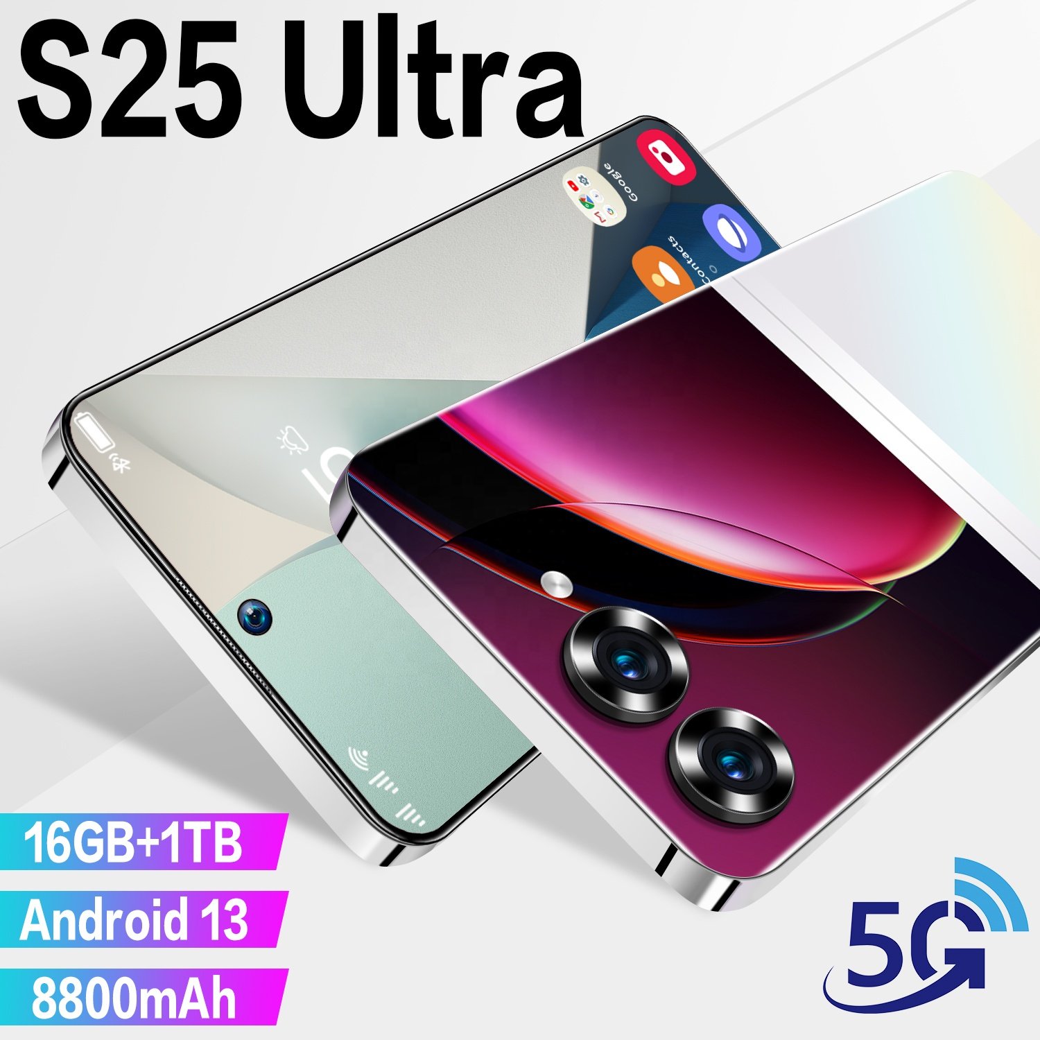 Factory Price S25 Ultra High quality Unlocked Smartphone Dual SIM 5G S25 Ultra Cell Phones 16GB+1TB Gaming Mobilephone
